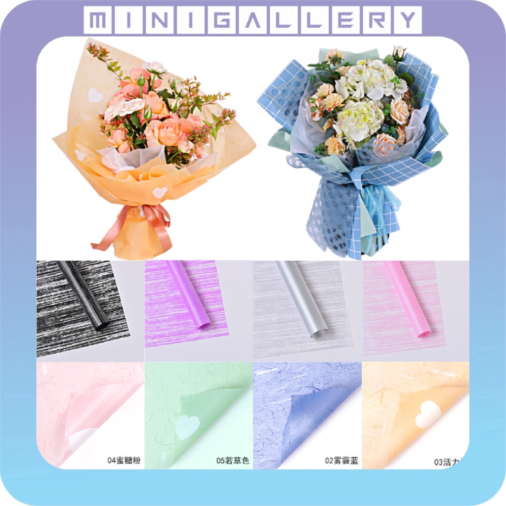 Kertas Bunga Cellophane Paper Flower Wrap Buket Bucket Bunga Flower Wrapping  KB6091