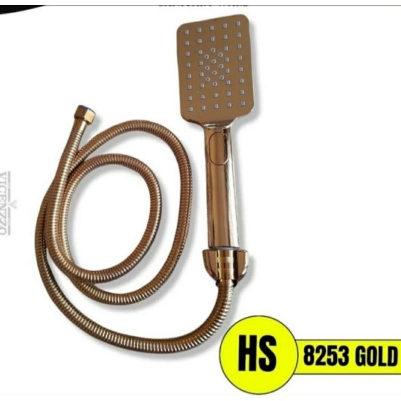 Hand Shower kotak Gold hand shower stainless Gold