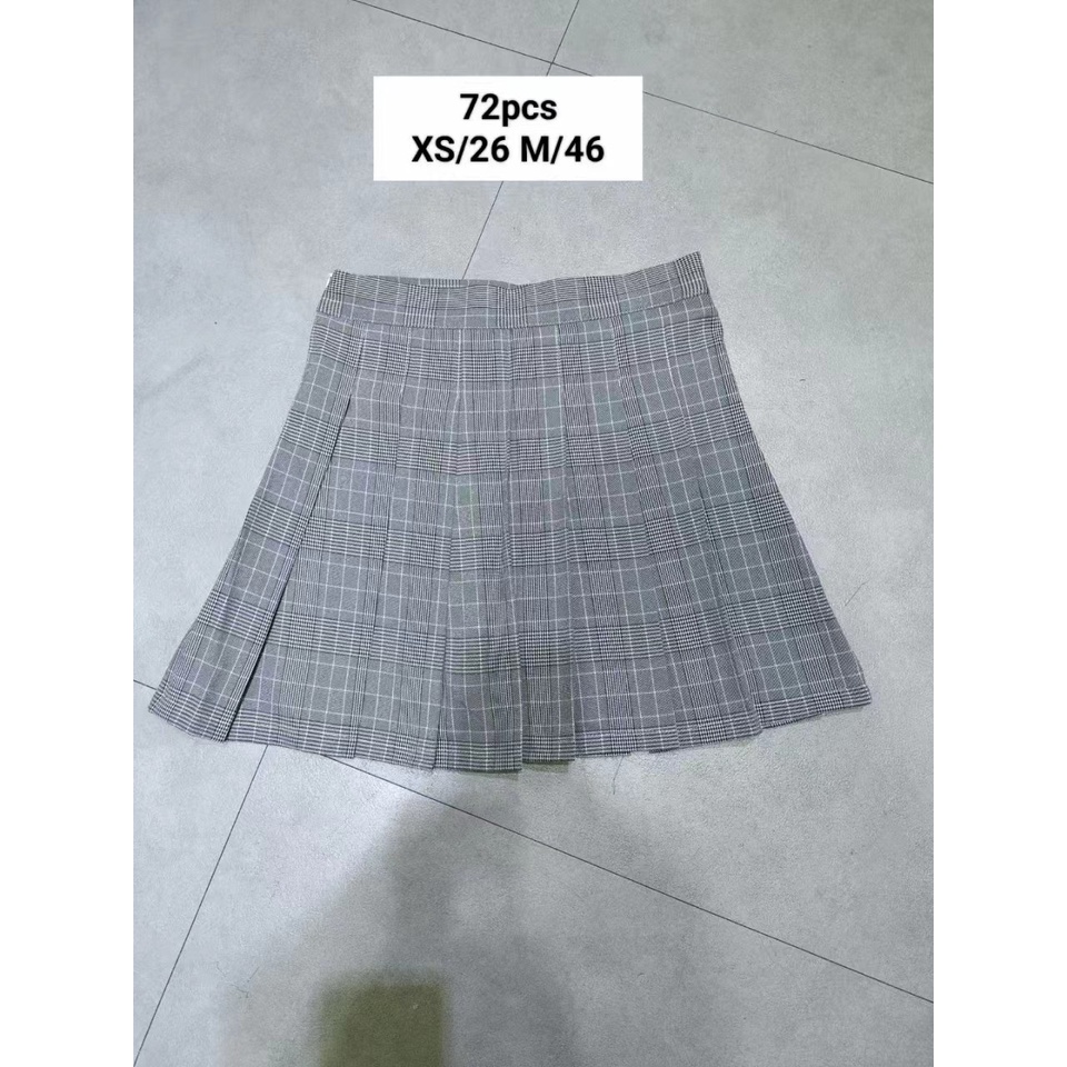 ROK JK Korean mini skirt celana WANITA preppy plaid rok lipit kotak