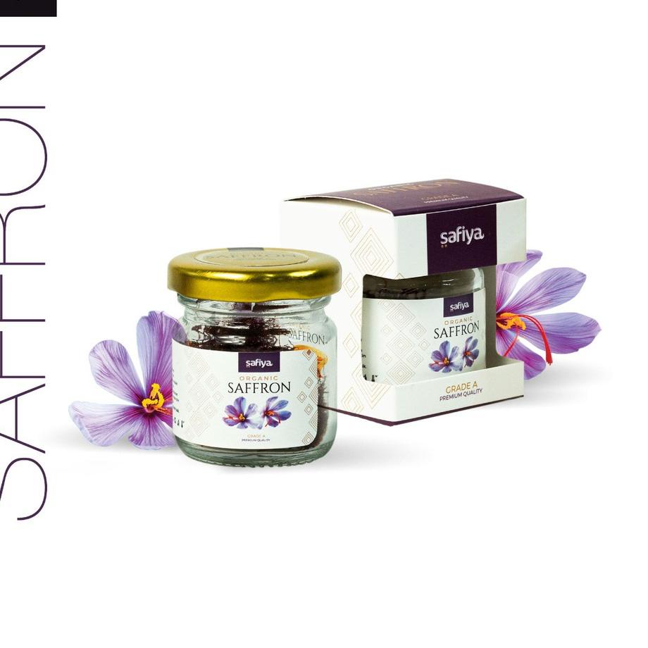 

FIA627 Bunga Saffron Super Negin 1 gram Finest Gold Safron Authenctic Safiya Food +
