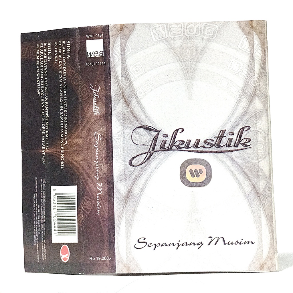 kaset tape Jikustik Sepanjang Musim open sealed