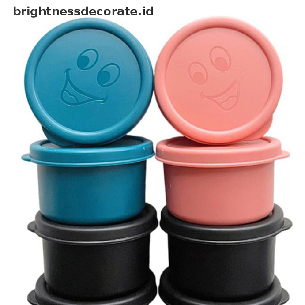 [Birth] Reusable Sauce Container Cup Kotak Makan Dengan Tutup Wadah Penyimpanan Makanan Kecil [ID]