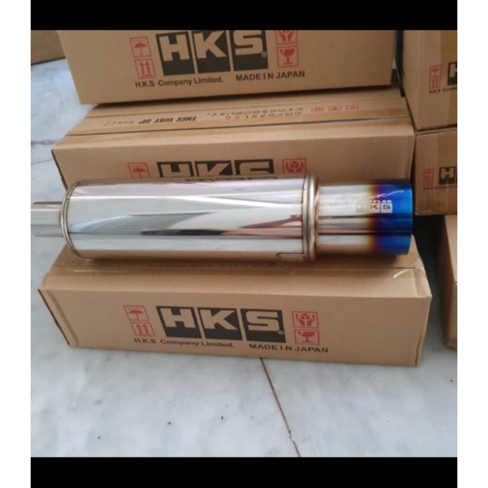 knalpot mobil HKS jasma mufler HKS exhaust HKS