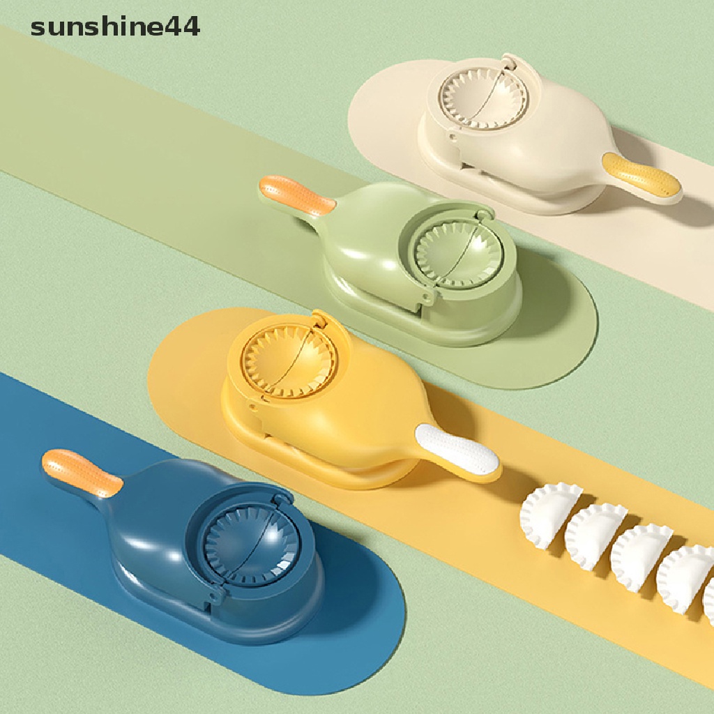 Sunshine 2in1 DIY Dumpling Maker Alat Cetakan Penekan Kulit Pangsit Dough Presser.