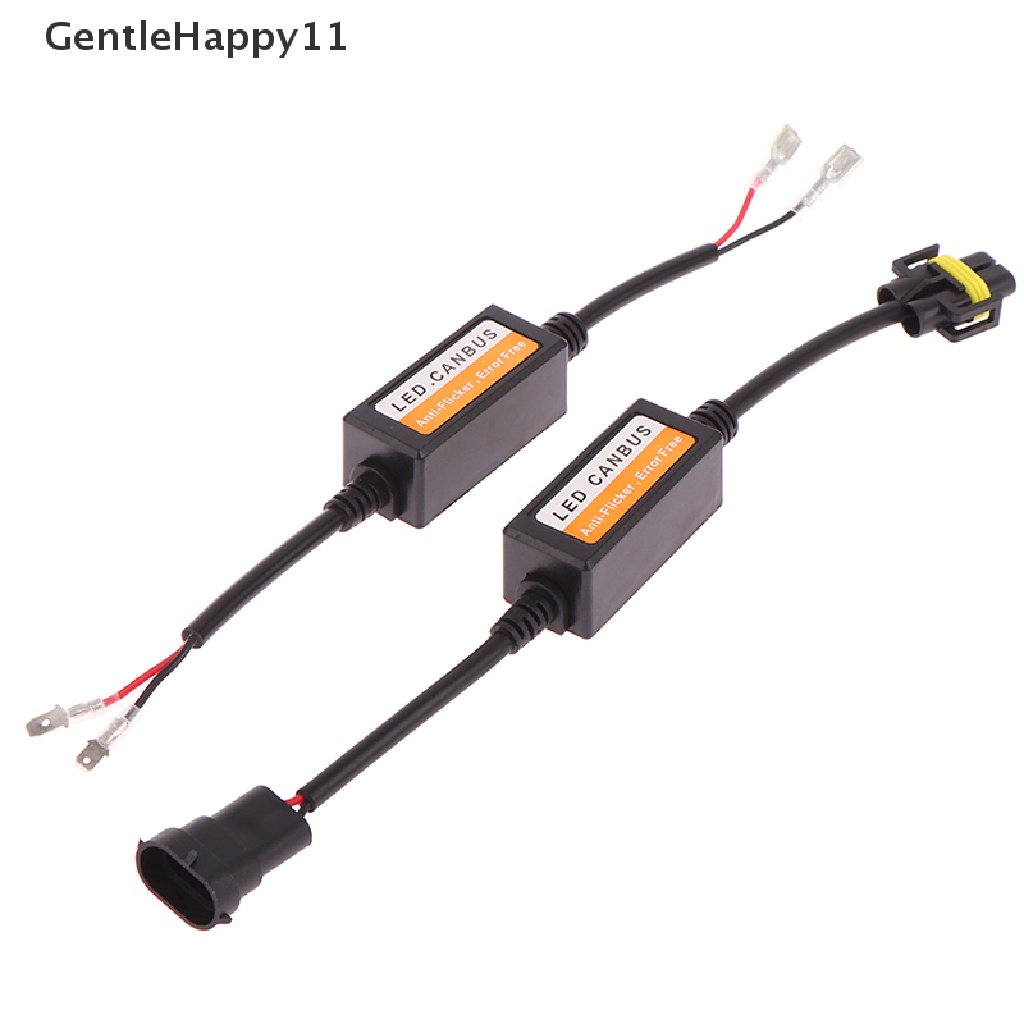 Gentlehappy Lampu Depan Mobil LED Canbus Decoder Error Free Resistor H1 H3 H4 H7 H9 H11 Adapter id