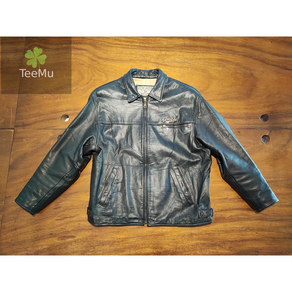 GUESS By Georges Marciano Jaket Kulit Leather Jacket Made In Korea Original