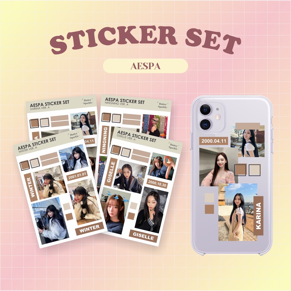 AESPA STICKER SET