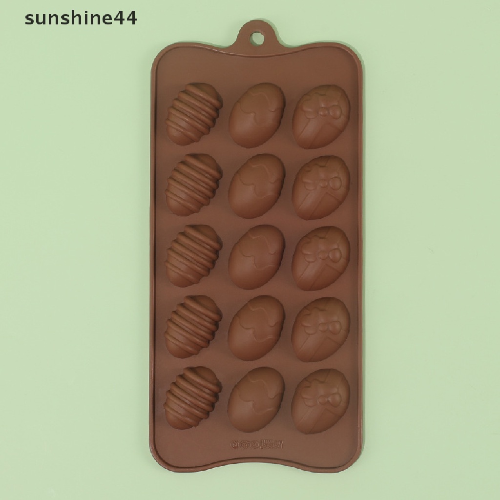 Sunshine 15Cavity Pentagram Star Egg Silicone Mold Cetakan Kue Coklat Fondant Baking.