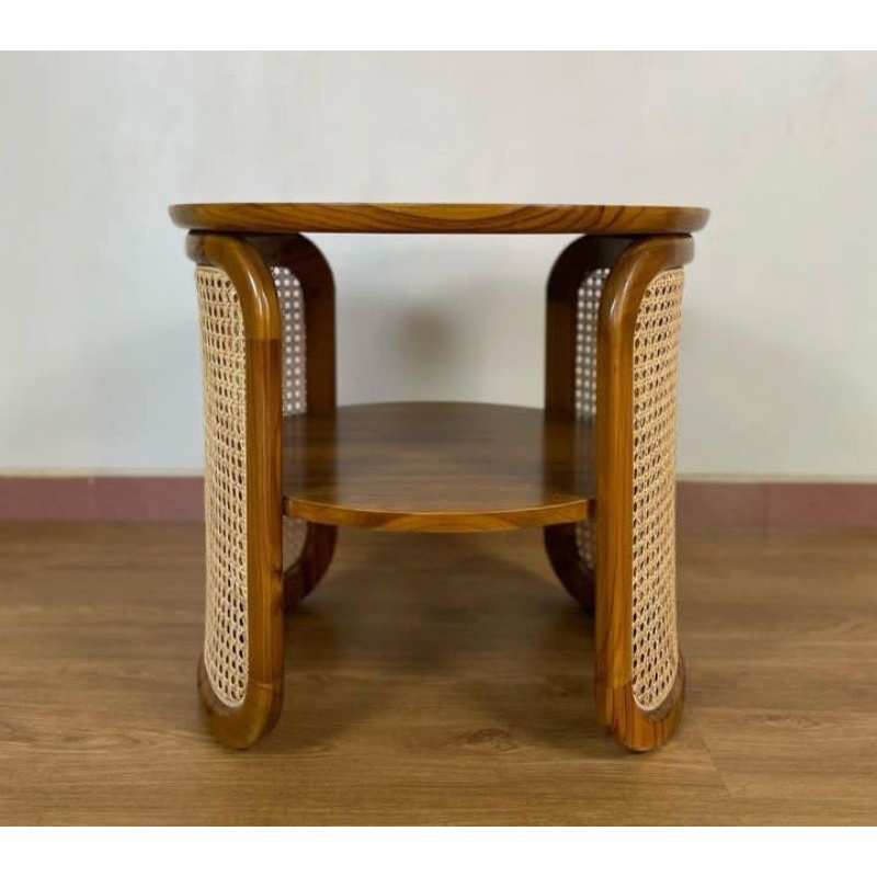 nakas retro rattan jati nakas unik nakas murah