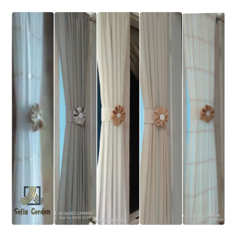 gorden kupu kupu ikat pita jendela minimalis/gorden jendela minimalis