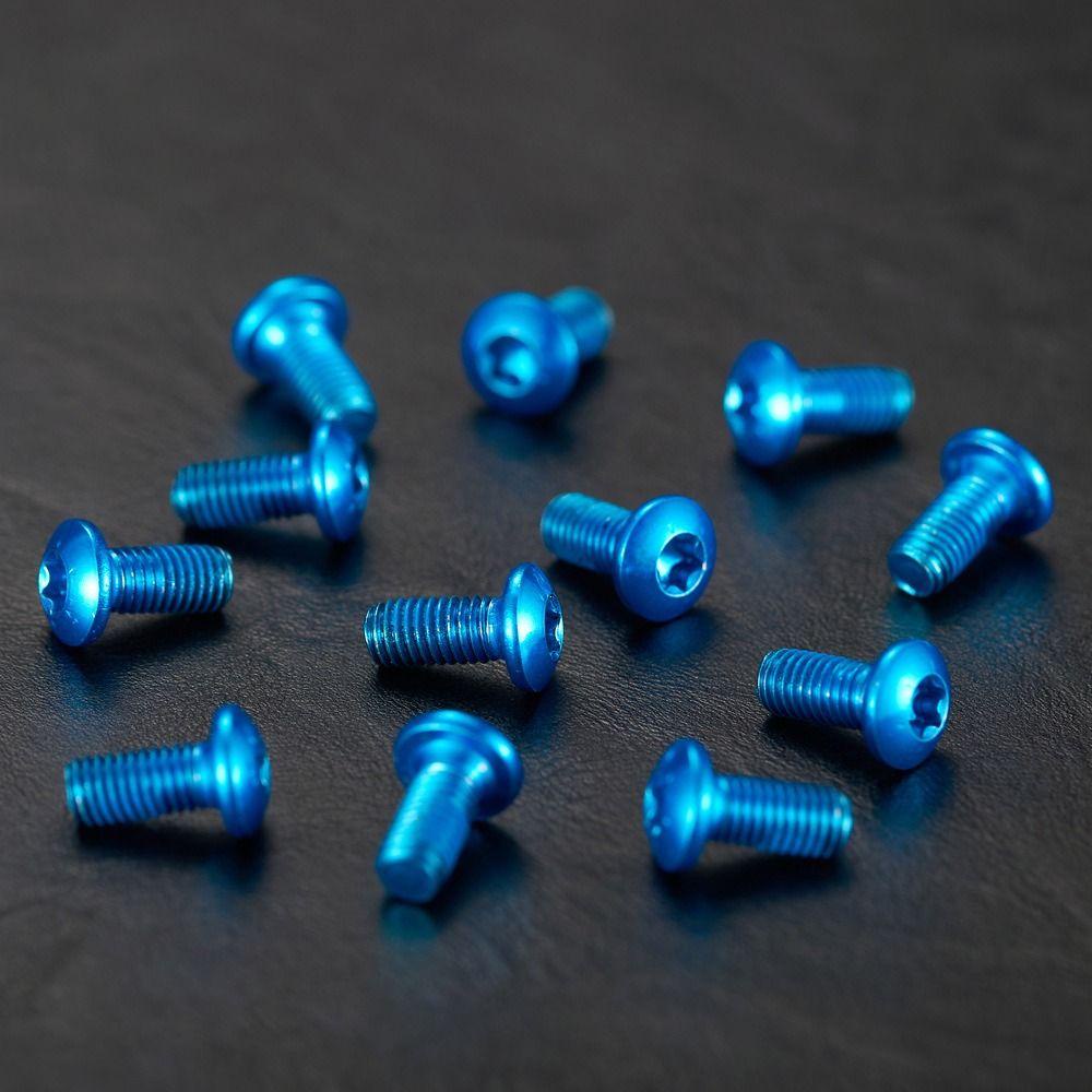 R-FLOWER 12pcs Baut Cakram Rem T25 Luar MTB Bagian Bersepeda Rotor Bolt