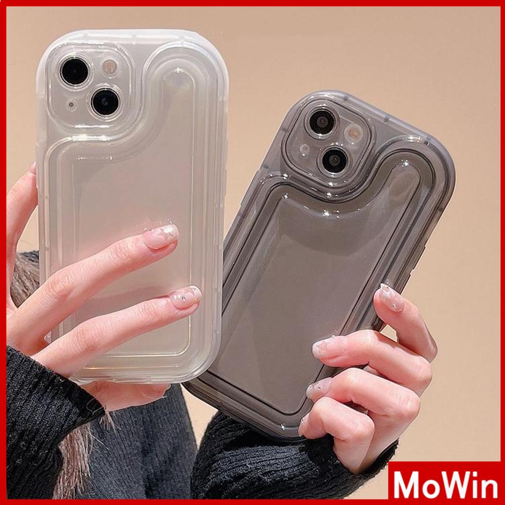 For iPhone 14 Pro max iPhone Case Soft Soft  TPU Clear Case Matte Airbag Shockproof Camera Cover Protection Black White Compatible with For iPhone 13 Pro max 12 Pro Max 11 Pro Max