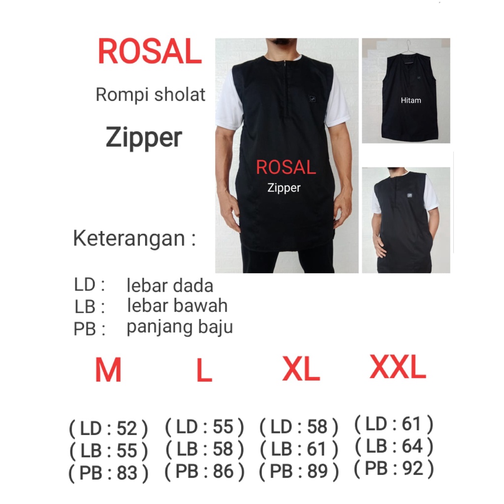 ROSAL / Rompi Shalat / Baju koko Pria