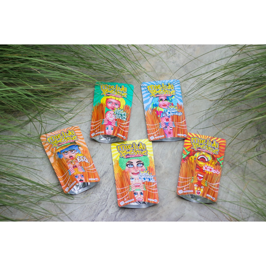 

Snack / Camilan Mie Lidi Halal PIRT Aneka Rasa