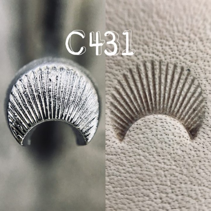

NEW OKA Factory - Camouflage Stamping Tool for Carving leather - JAPAN - C431
