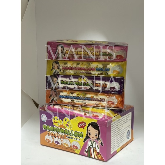

Marshmallow Salju Marsmallow Aneka Rasa Buah Mallow isi 30 pcs