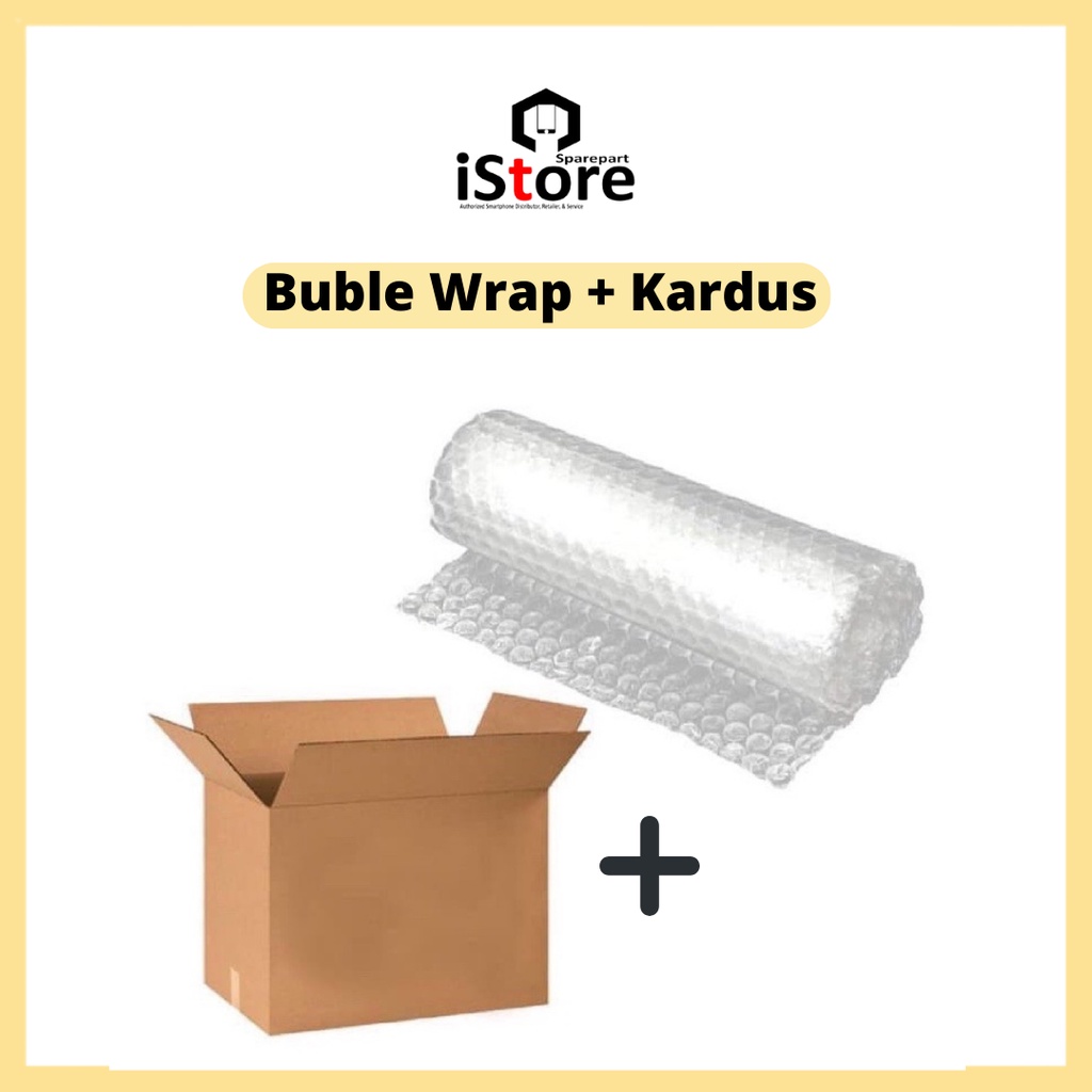 

BUBBLE WRAP + BOX UNTUK PACKING AMAN SEMUA PRODUK