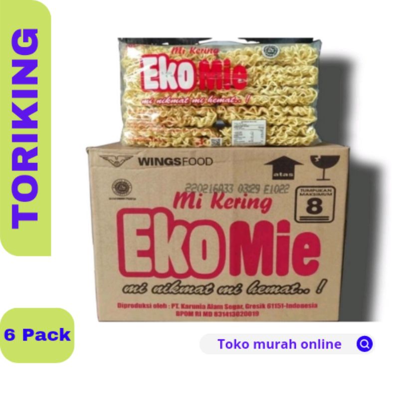 

MIE KERING EKO MIE (1ctn isi 6pak)