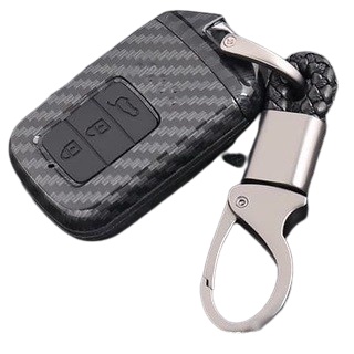 Key Case Casing Kunci Cover Carbon Mobil Honda WRV 2022 2023 Pelindung Silicon Sarung Kulit