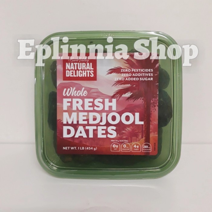 

NATURAL DELIGHTS WHOLE FRESH MEDJOOL DATES 454 GR - KURMA MEDJOL