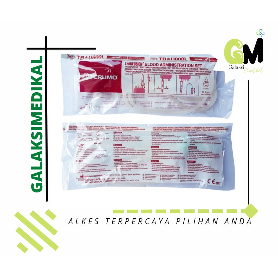 Terumo-Blood Transfusion Set/ Selang Transfusi Darah/ Blood set Terumo