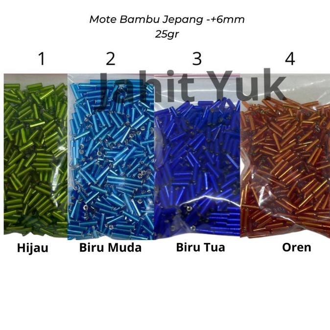 Payet Bambu / Mote Payet Batang Jepang ORIGINAL -+6mm