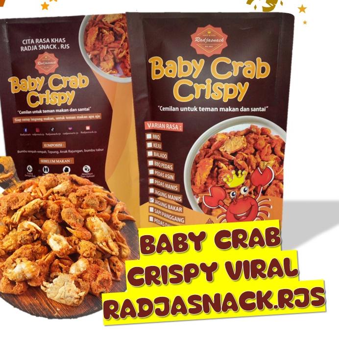 

FLASH SALE BABY CRAB CRISPY VIRAL | MAKANAN RINGAN | SNACK BABY CRAB KRISPY | RAJUNGAN KRISPY KHAS RADJANACK grosir