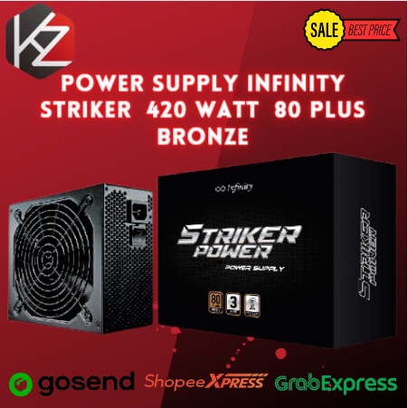 Power Supply Infinity Striker Power 420 Watt 420W 80 Plus Bronze