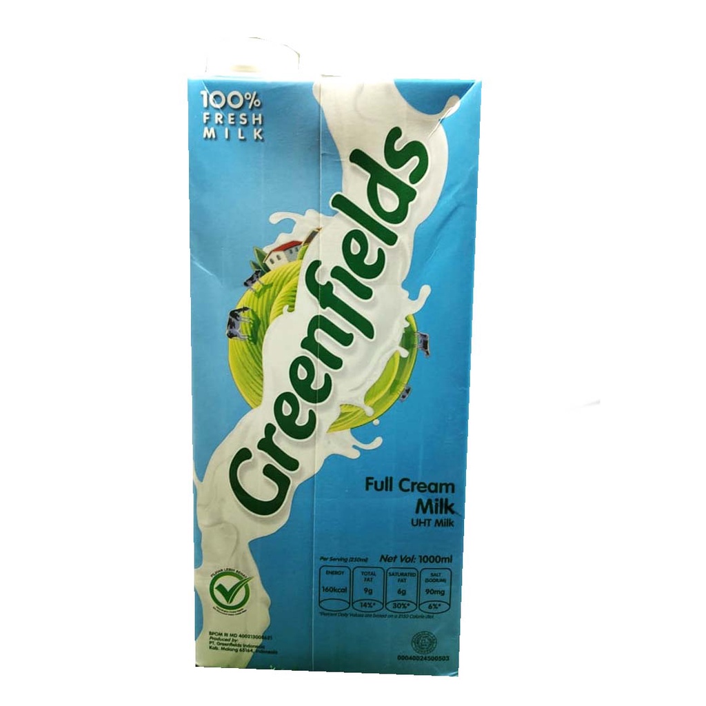 

GREENFIELDS FULL CREAM MILK 1000ML