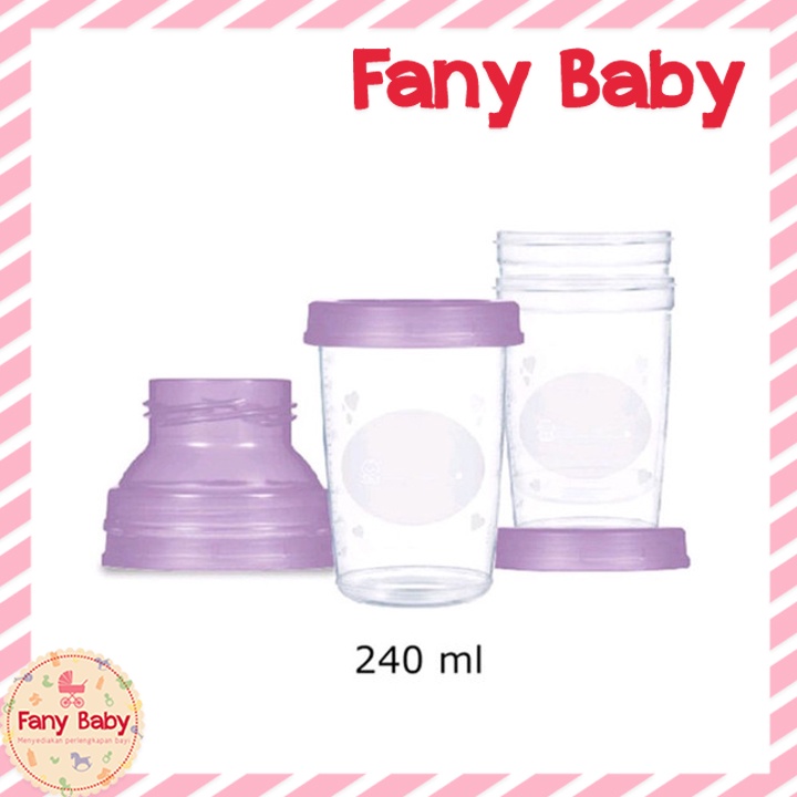 BABY SAFE BREASTFEEDING CONTAINER WITH CONNECTOR / FC04B