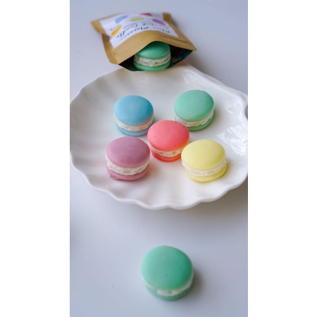 Lilin Macaron Mini / Scented Candle / Aromaterapi / Lilin Lucu Aman Untuk Anak / Properti Foto