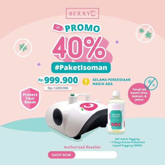 Promo BerryC Mesin Fogging Alat Fogging Berry C Include Cairan 500ml