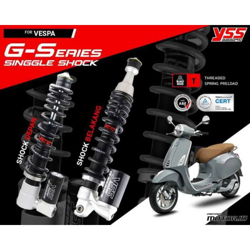 SHOCKBREKER YSS VESPA SPRINT VESPA PRIMAVERA 125 PRIMAVERA 150 VESPA SPRINT G SERIES ORIGINAL