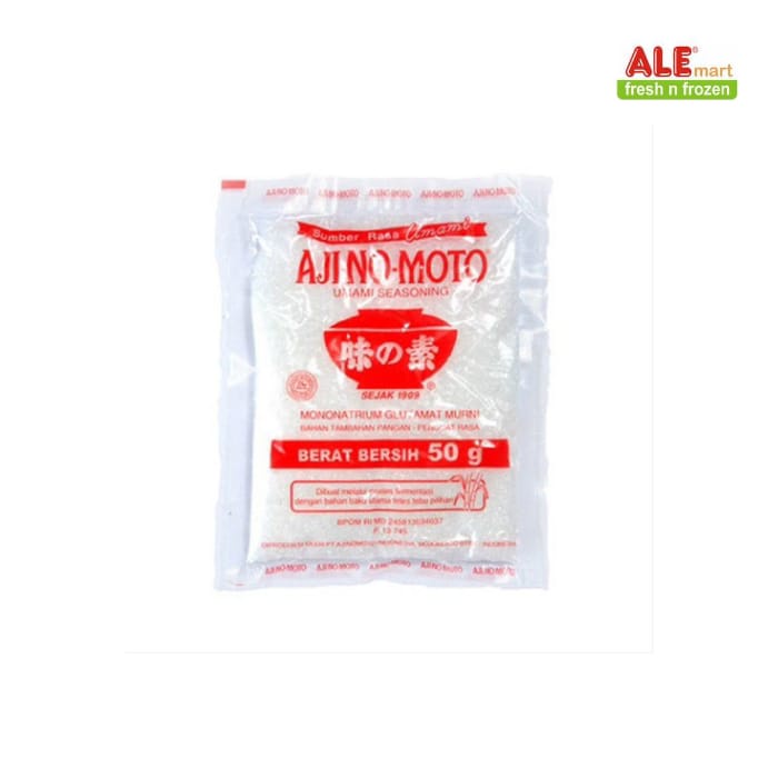 

Ajinomoto penyedab rasa 50gr, ajinomoto micin, penyedab rasa ajinomoto