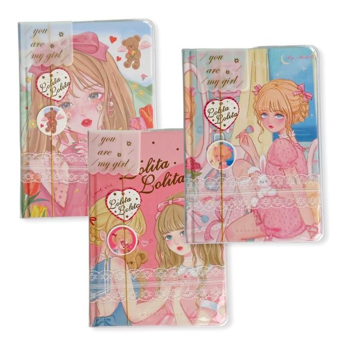 

Scoop Notebook Buku Tulis Berwarna Hardcover 12.8x18cm Lolita 41263400