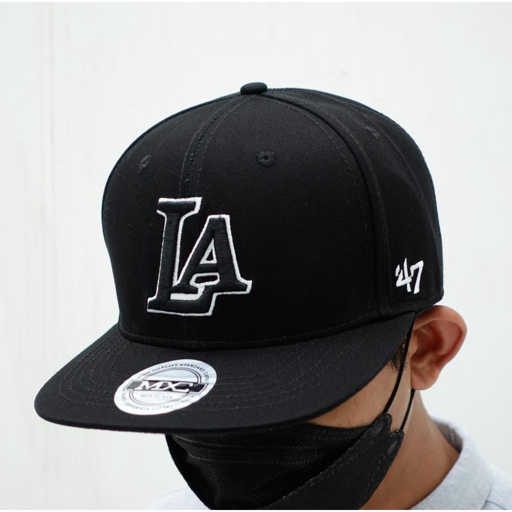 Topi LA Snapback Import Full Tag Mirror ORI