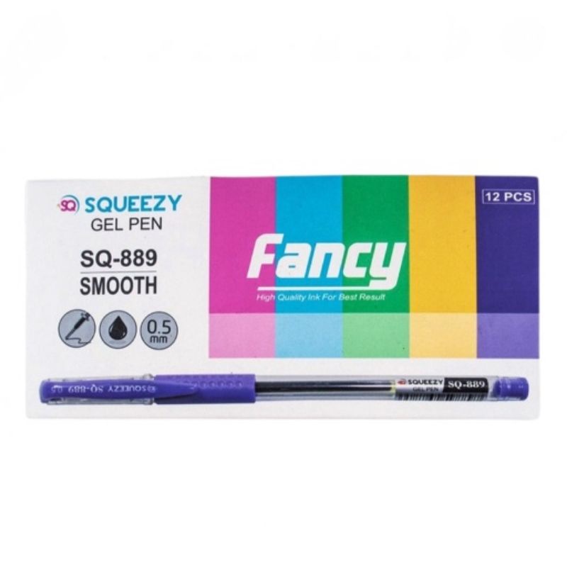 

Pulpen Cair SQUEEZY Fancy / Gel Pen SQ889 / Pena Jel