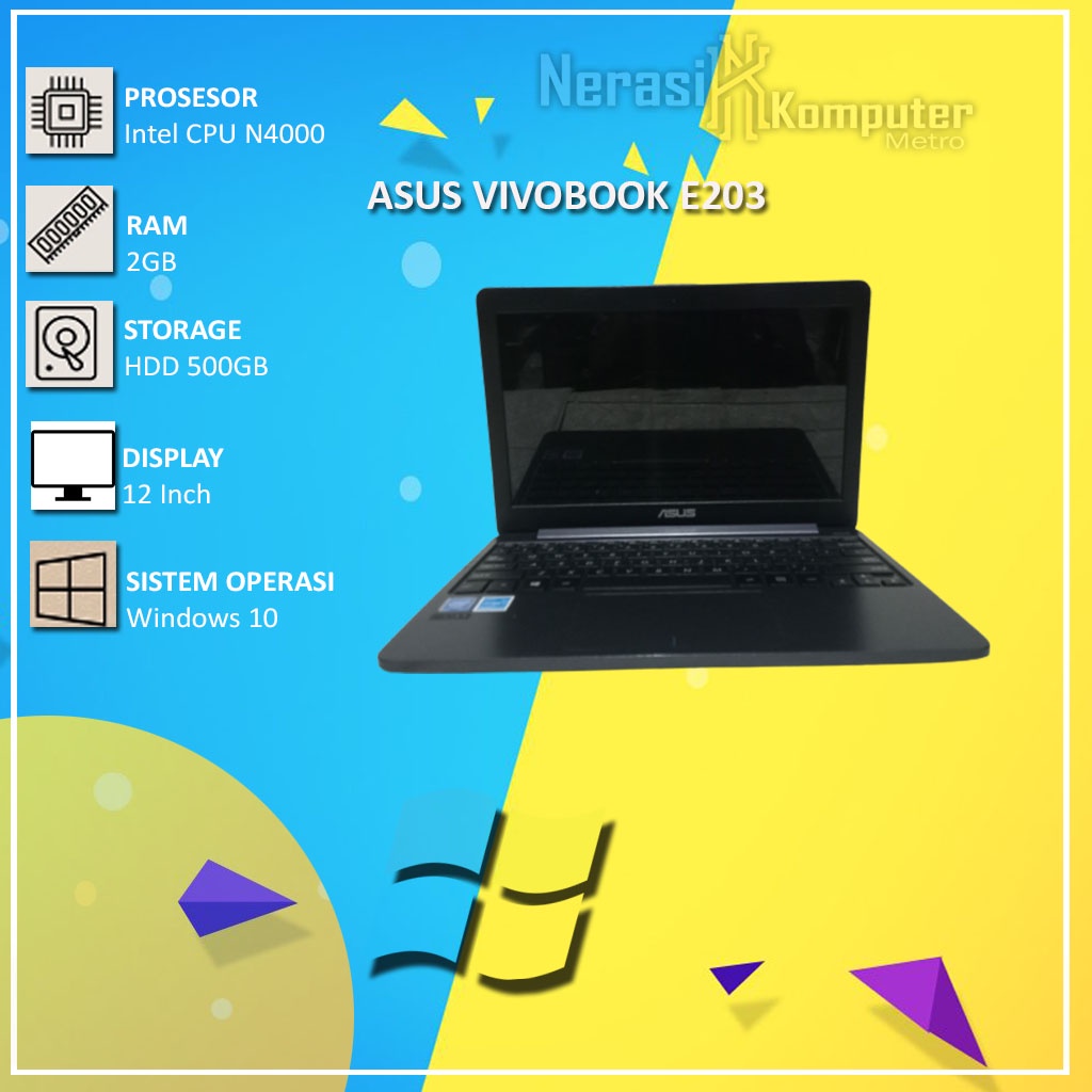 NOTEBOOK SECOND ASUS E202S
