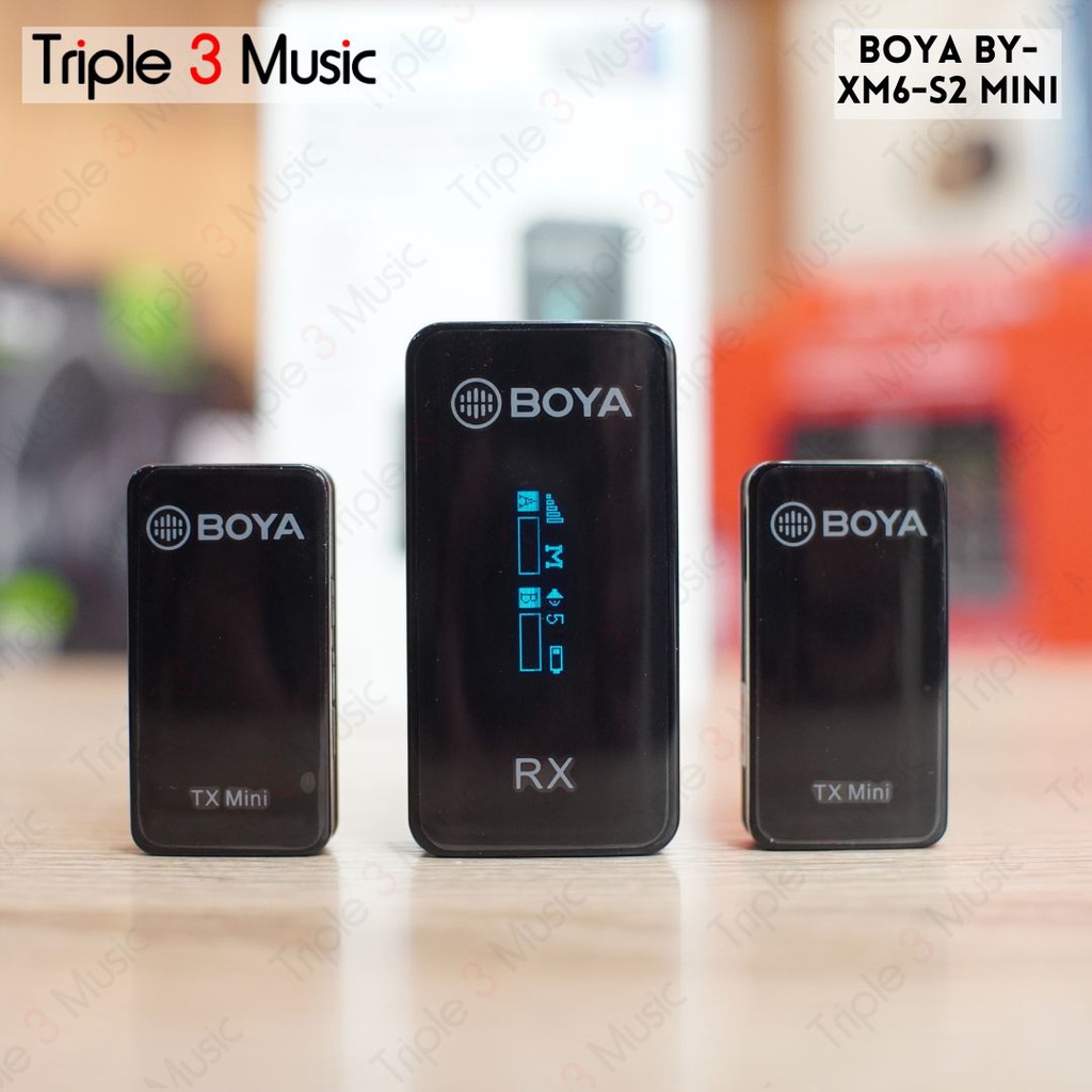 Boya BY XM6 S2 S1 MIC Wireless CLIP ON ORIGINAL