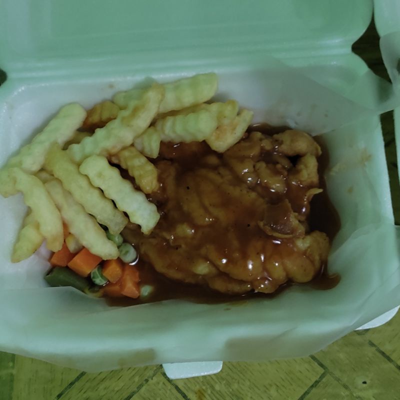 

Chiken Steak Saus Barbeque | Saus Lada Hitam
