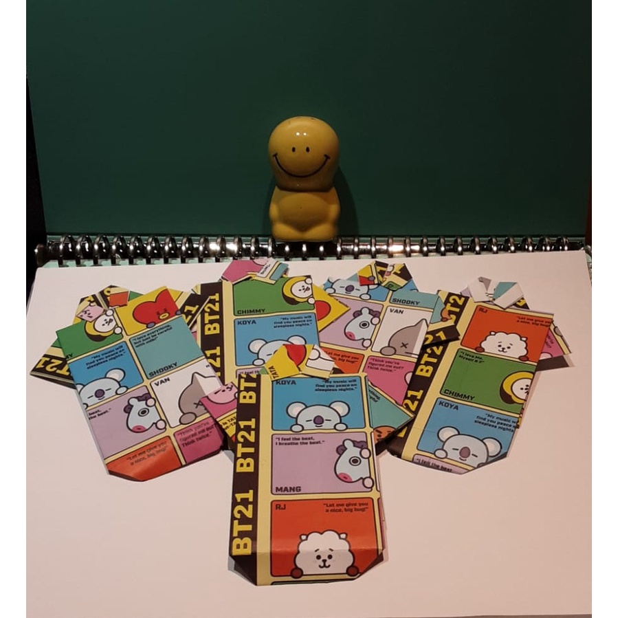 

Amplop Lebaran BT21 Lucu Unik , 1 bungkus isi 5