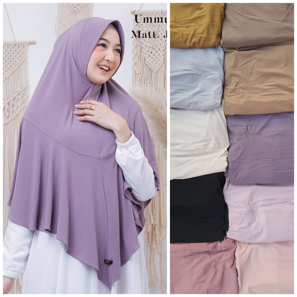 Jilbab Hijab Kerudung Bergo Khimar Jersey Jersay Jersy Jersi Jumbo Terbaru Pet Ped Pad Busah Silver 