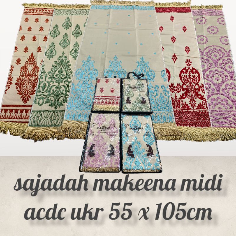 Sajadah Turki Midi sajadah travel Sajadah tas sajadah motif sulam sajadah Makeena ACDC
