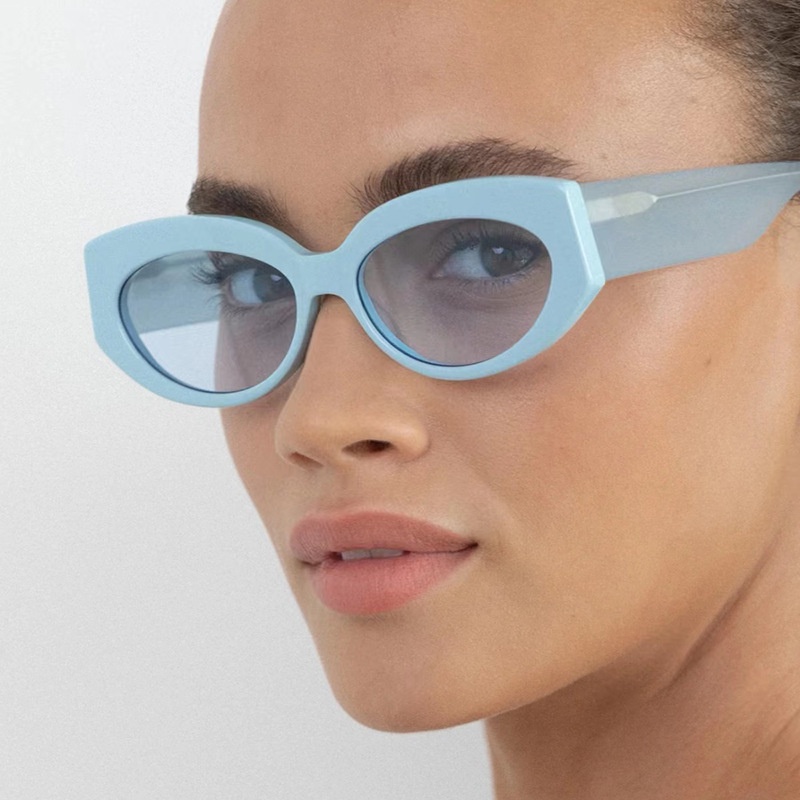 Aesthetic Shades Sunglasses UV400 Untuk Wanita/Pria Eyeglasses Colour