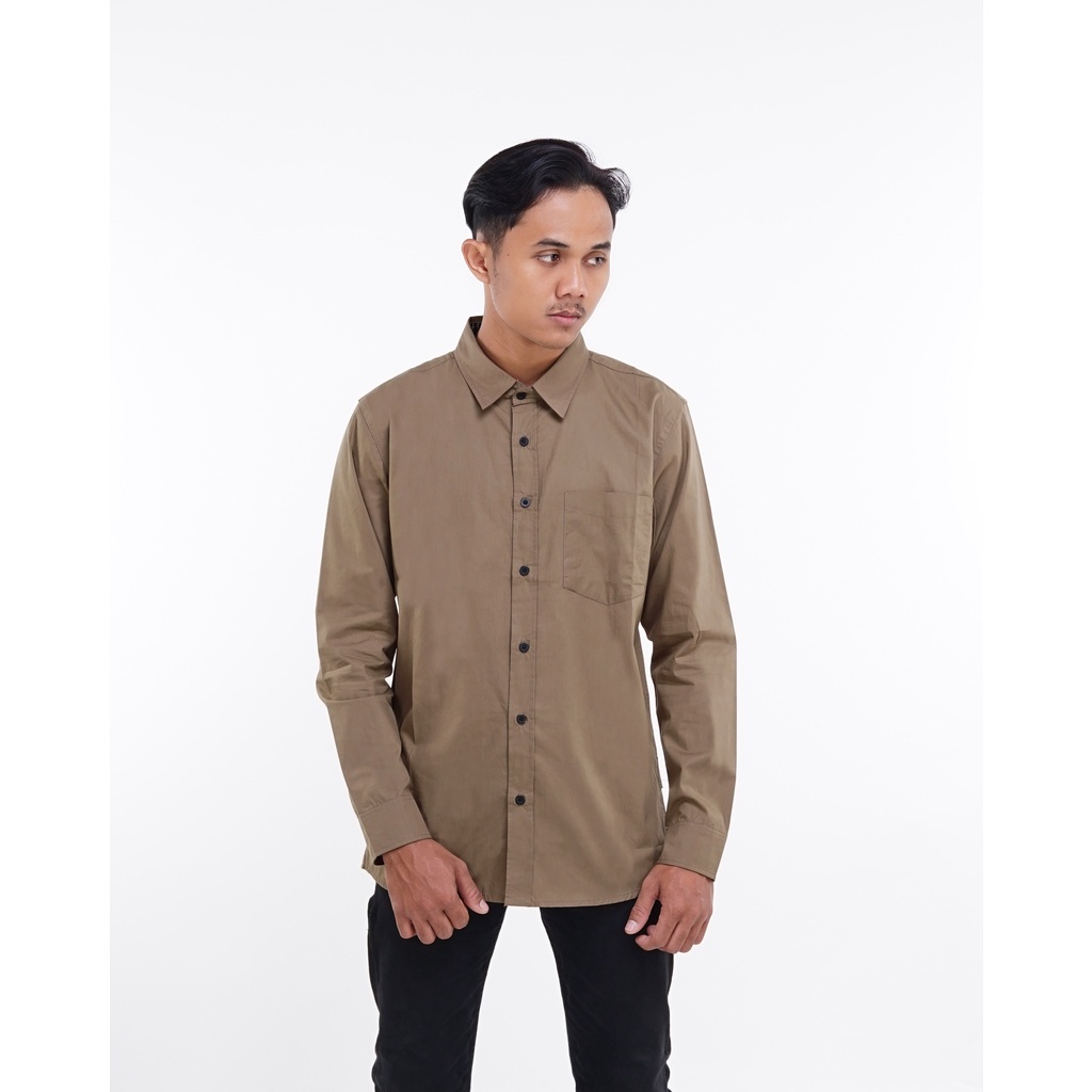 KEMEJA LENGAN PANJANG FRIDAY KILLER | FOCCO KHAKI LS