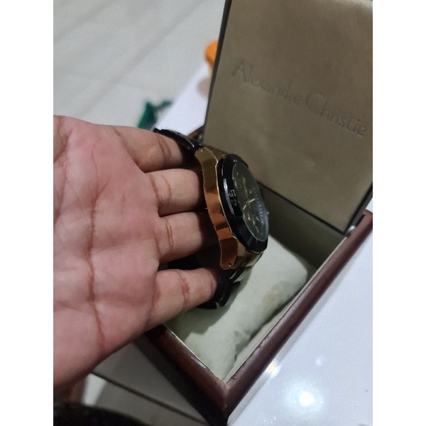 jam tangan original AC alexandre christie Chronograph lkp preloved second bekas