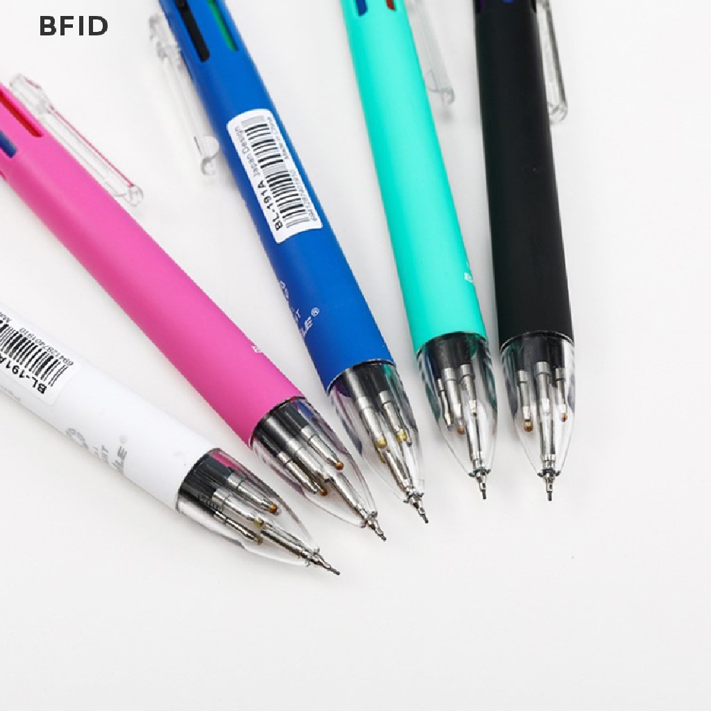 [BFID] Bolpoin 6in1 Multicolor 5warna Bolpen 1pen Pensil Otomatis Dengan Penghapus Untuk Perlengkapan Wrig Kantor Sekolah Alat Tulis [ID]