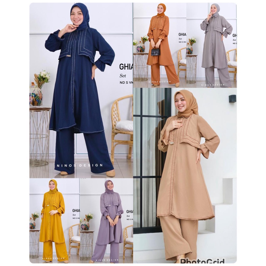 READY SIAP KIRIM BISA COD SETELAN GHIA SET ORI NINOS DESIGN TERBARU KODE ND S VM 032 SETCEL ORI NINO