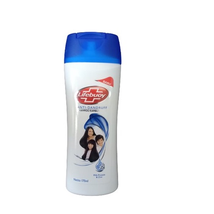 [Per Botol] Shampoo Lifebuoy Anti Dandruff Ketombe / Strong &amp; Shiny Kuat Berkilau 170ml Original BPOM