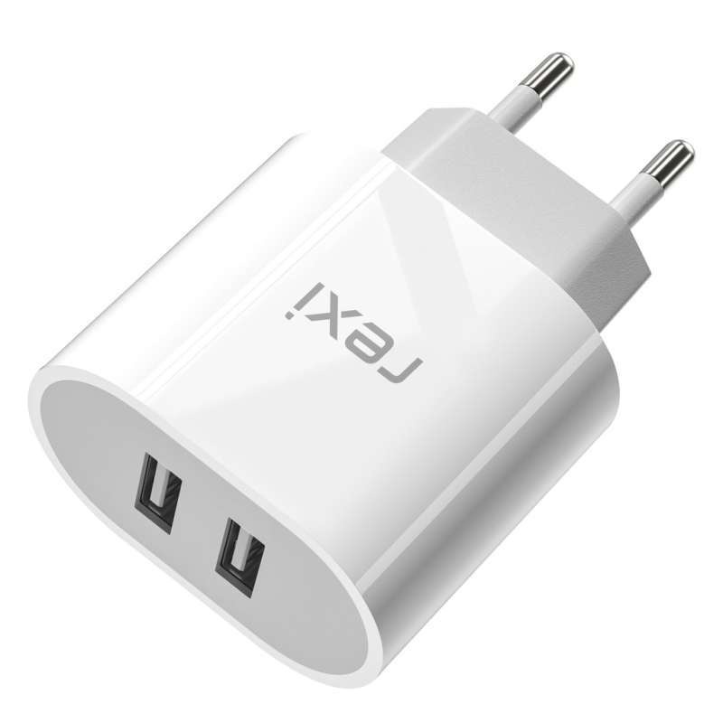 Charger Rexi BC24-MS Dual USB With Micro Usb Dan Charger Rexi CH24-CX With USB Type C 2.4A CHARGER